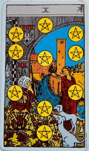 10 OF PENTACLES
